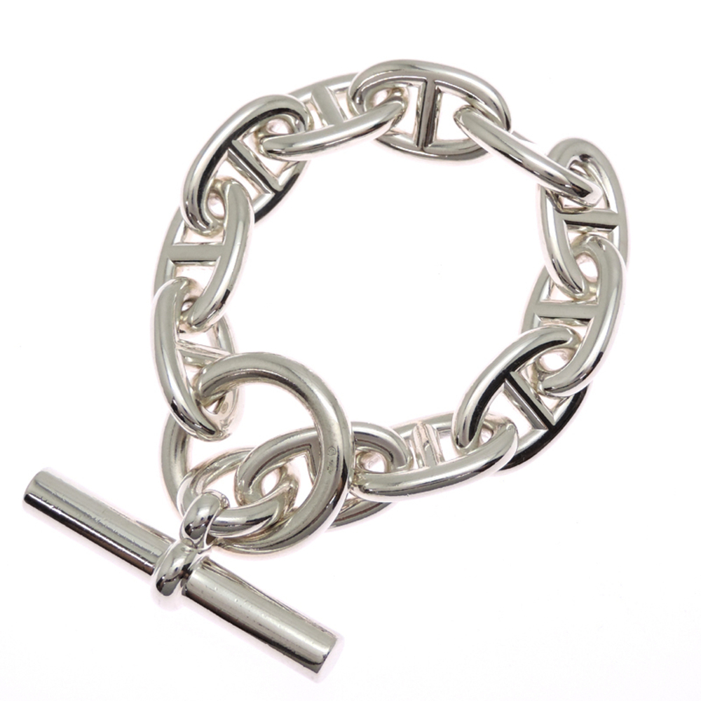 HERMES Silver Charm Bracelet